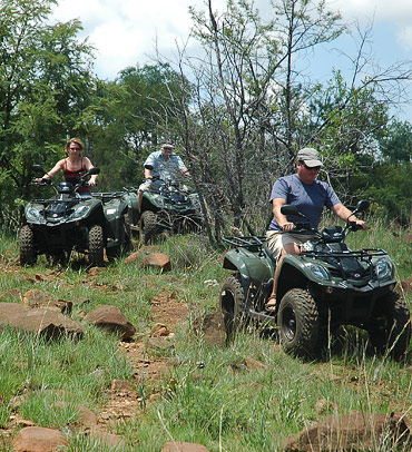 Guided quad biking out-rides