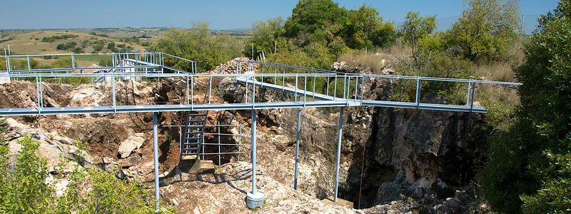 Magaliesberg excavasion site where Mrs Ples was found Magaliesberg excavasion site where Mrs Ples was found